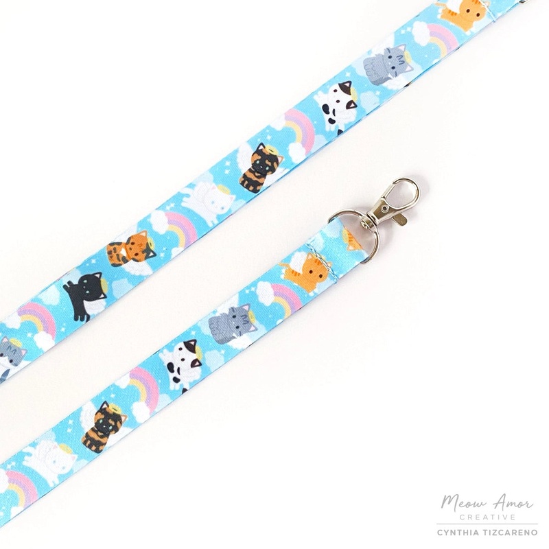 Angel Cats Lanyard