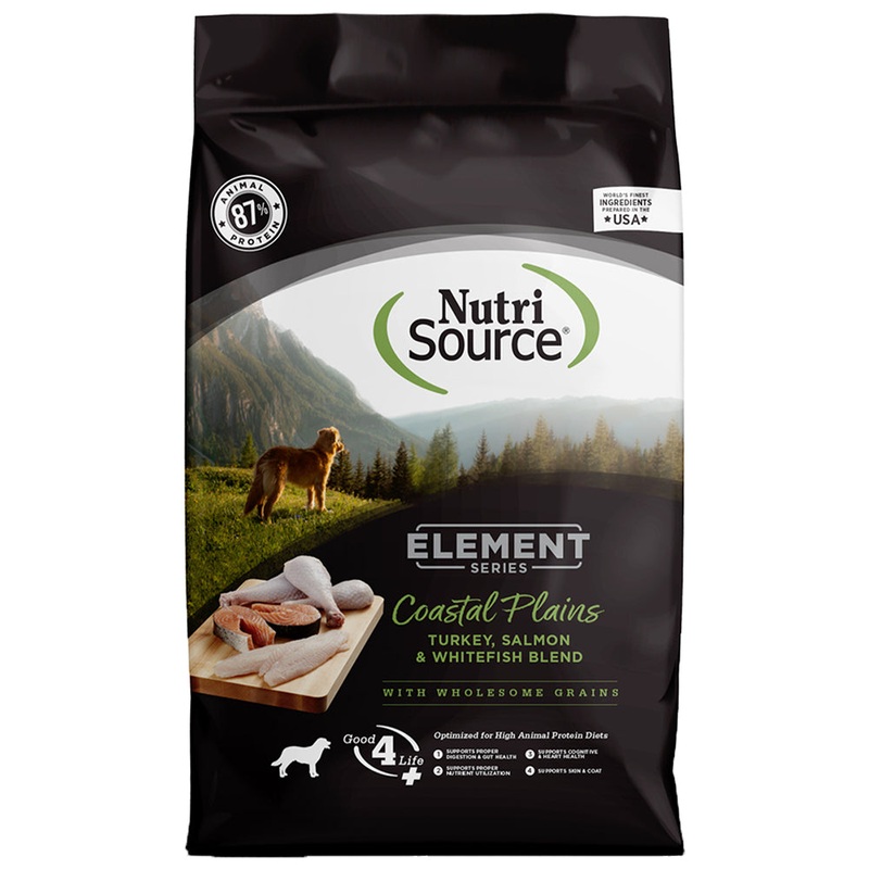 Nutrisource Element Coastal Plains Recipe Dry Dog Food 12lb Bag