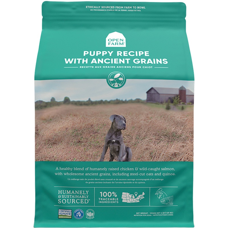 Open Farm Ancient Grains High-Protein Puppy Food 22-lbs