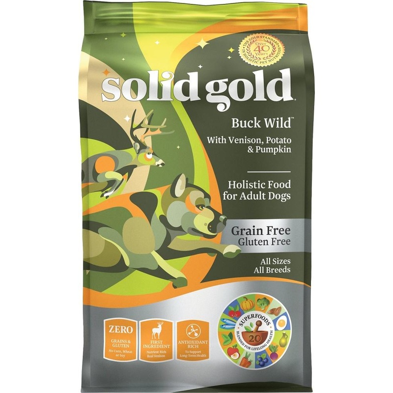 Solid Gold Buck Wild Adult Venison, Potato, & Pumpkin Recipe Dry Dog Food