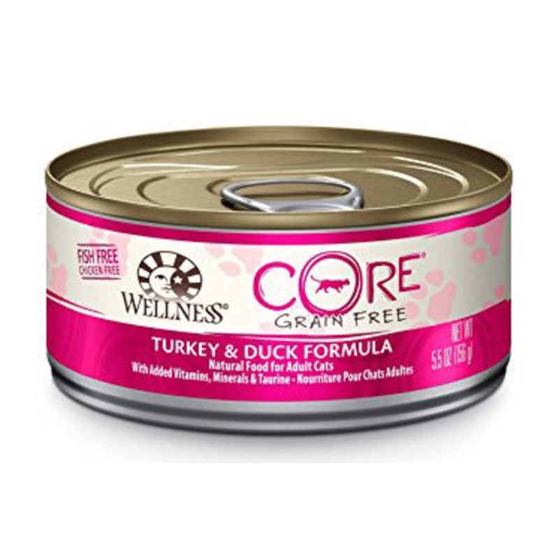 Wellness Core Turkey and Duck Wet Cat Food 3-oz, case of 12