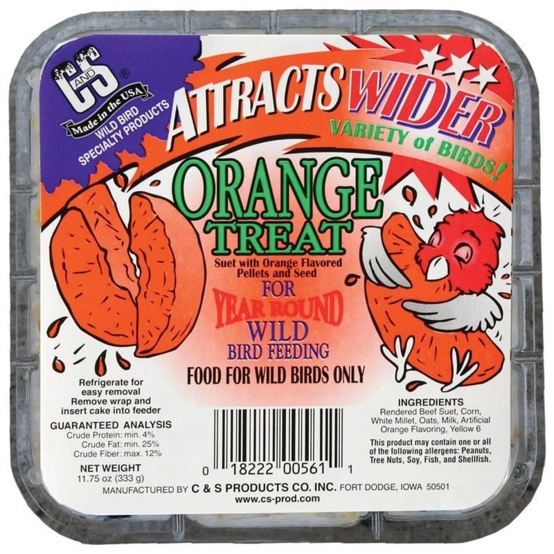 C&S Orange Treat Suet 11.75 oz