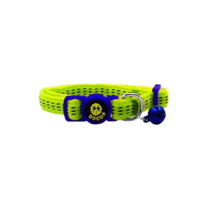 Doco Puffy Cat Collar (DCAT010)[Color – Yellow]
