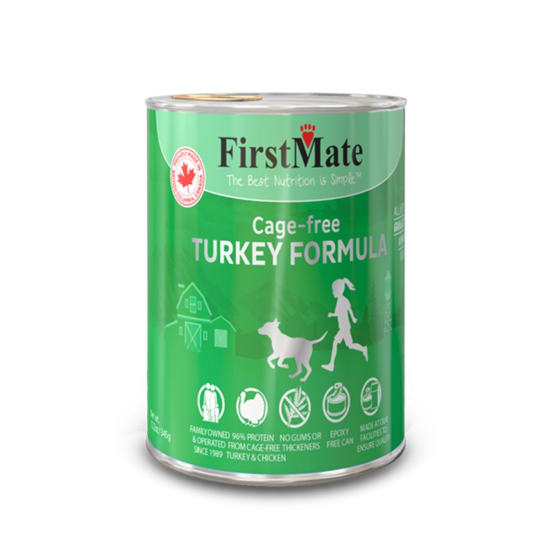 FirstMate Grain Free Cage Free Turkey 12oz Single 12oz