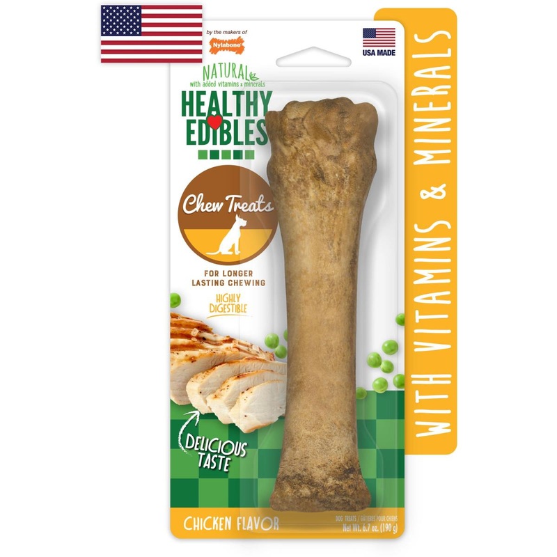 Nylabone Natural Healthy Edibles Chicken Flavored Bone – Souper