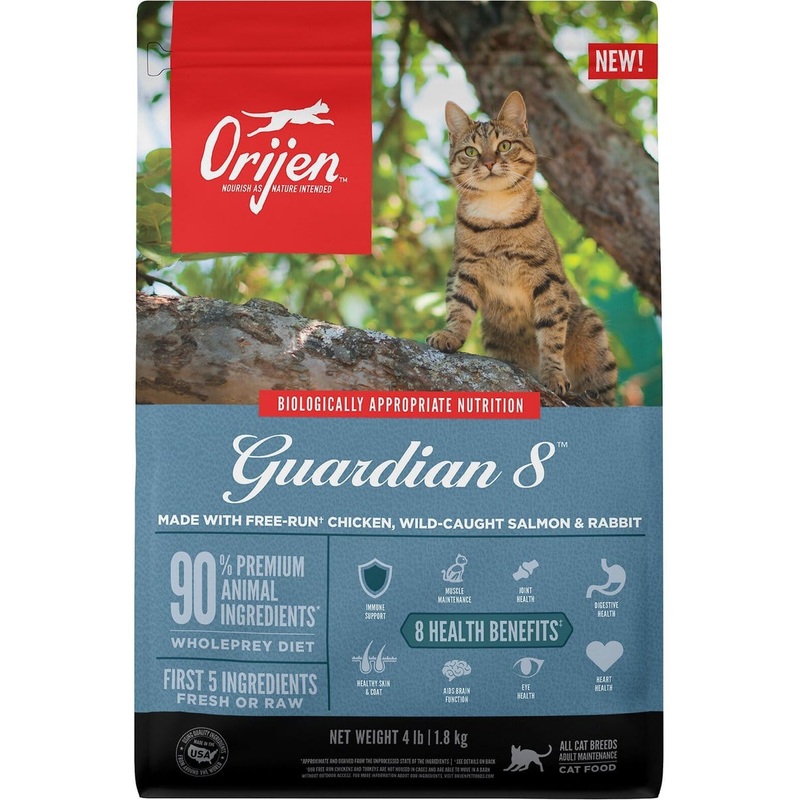Orijen Guardian 8 Grain Free Dry Cat Food 4 lb