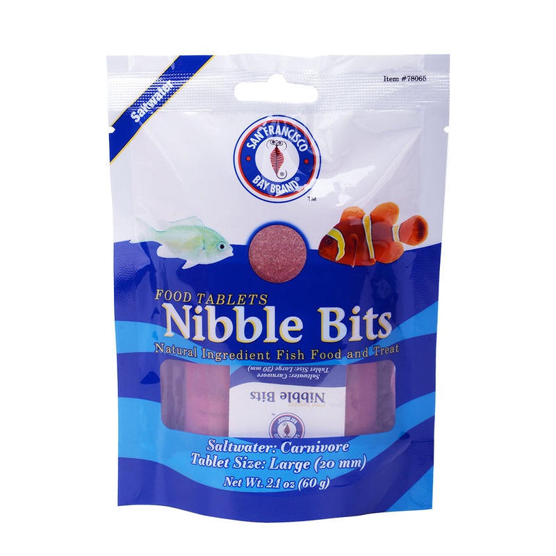 San Francisco Bay Brand Saltwater Carnivore Nibble Bits 2.1 oz. 20mm